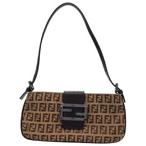 Fendi Zucchino Shoulder Pouch Handbag